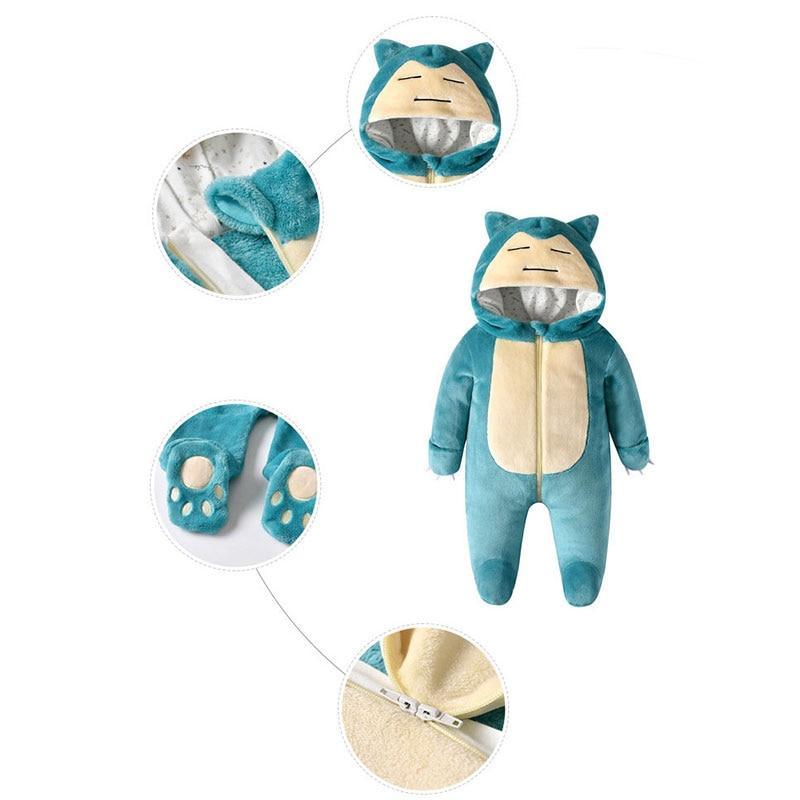 Cosplay Costume for Baby Boy/Girl for Cute Halloween Zipper Jumpsuit