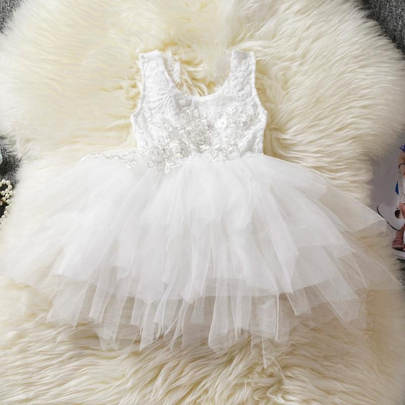 Luxury Toddler Girl Baby Clothing Dresses For 1 Year Birthday Christening Lace Girls Tulle Infant Party Cake Smash Outfit Dress for Girls 1-6 Years