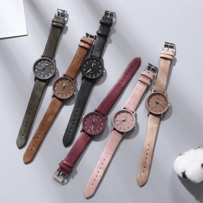 New Women's Fashion Leather Wrist Watch For Women and Ladies Excelent Gift For Women and Girls