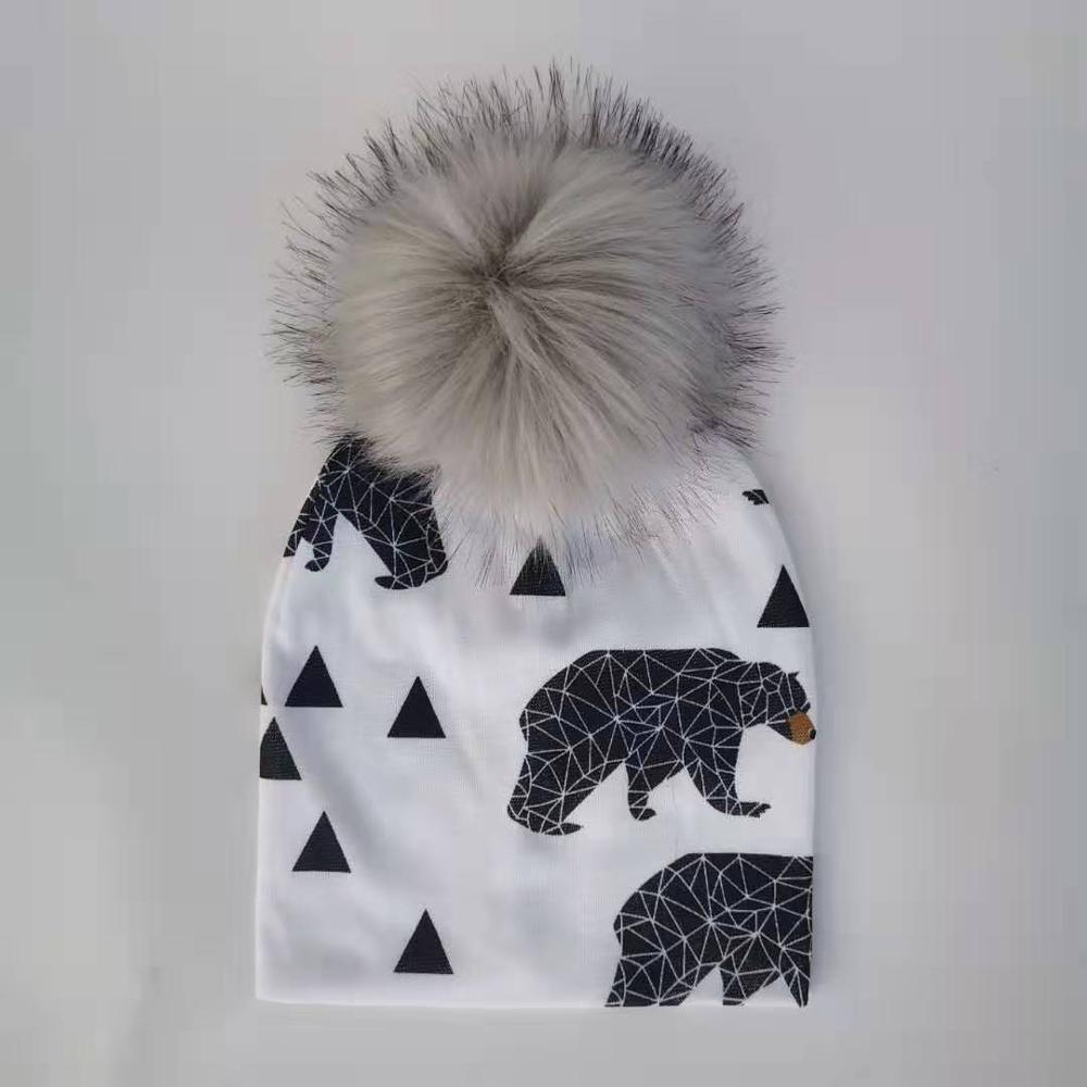 Fashion Newborn Baby Children Hat Cap Pompom Infant Toddler Comfortable Hats Beanies For Kids Boys And Girls