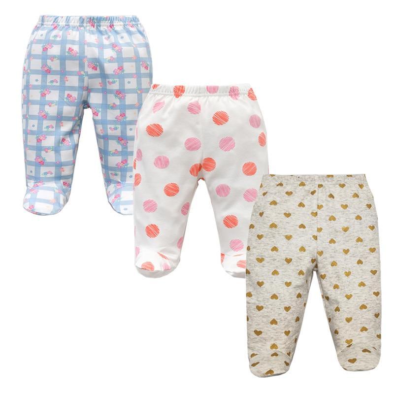 3PCS Baby Pants 100% Cotton Baby Girls and Boys Clothes Unisex Casual Bottom PP Pants Newborn Baby Clothing For Children