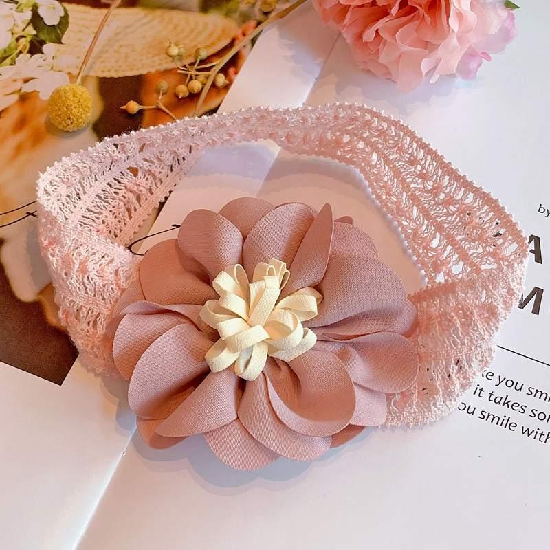 ILuxury Handmade Infant Child Hair Band Three-dimensional Alloy Rhinestone Crown Headdress Elastic Headband Turban For Baby Girls