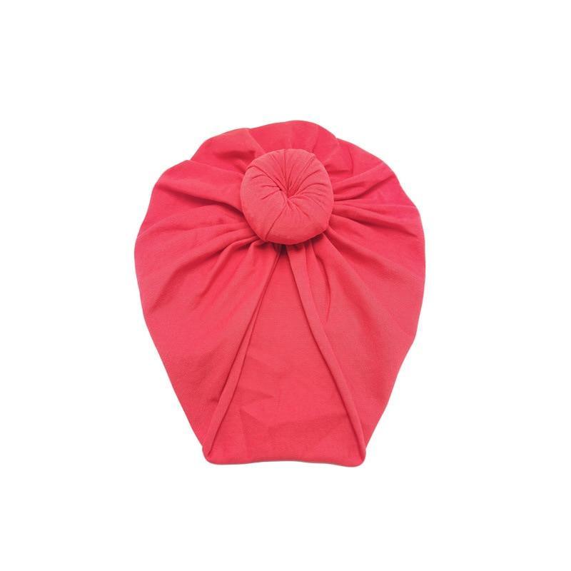 Infant Baby Headbands Solid Cotton Knot Turban Headband For Girls Beanie Hat Headwear For Girls