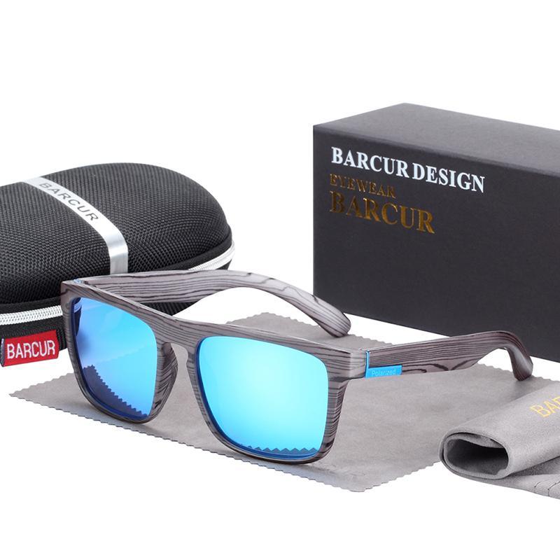 Luxury Polarized Imitation Wood Sunglasses for Men and Women Retro Sunglasses Fashion Retro Style Oculos de sol