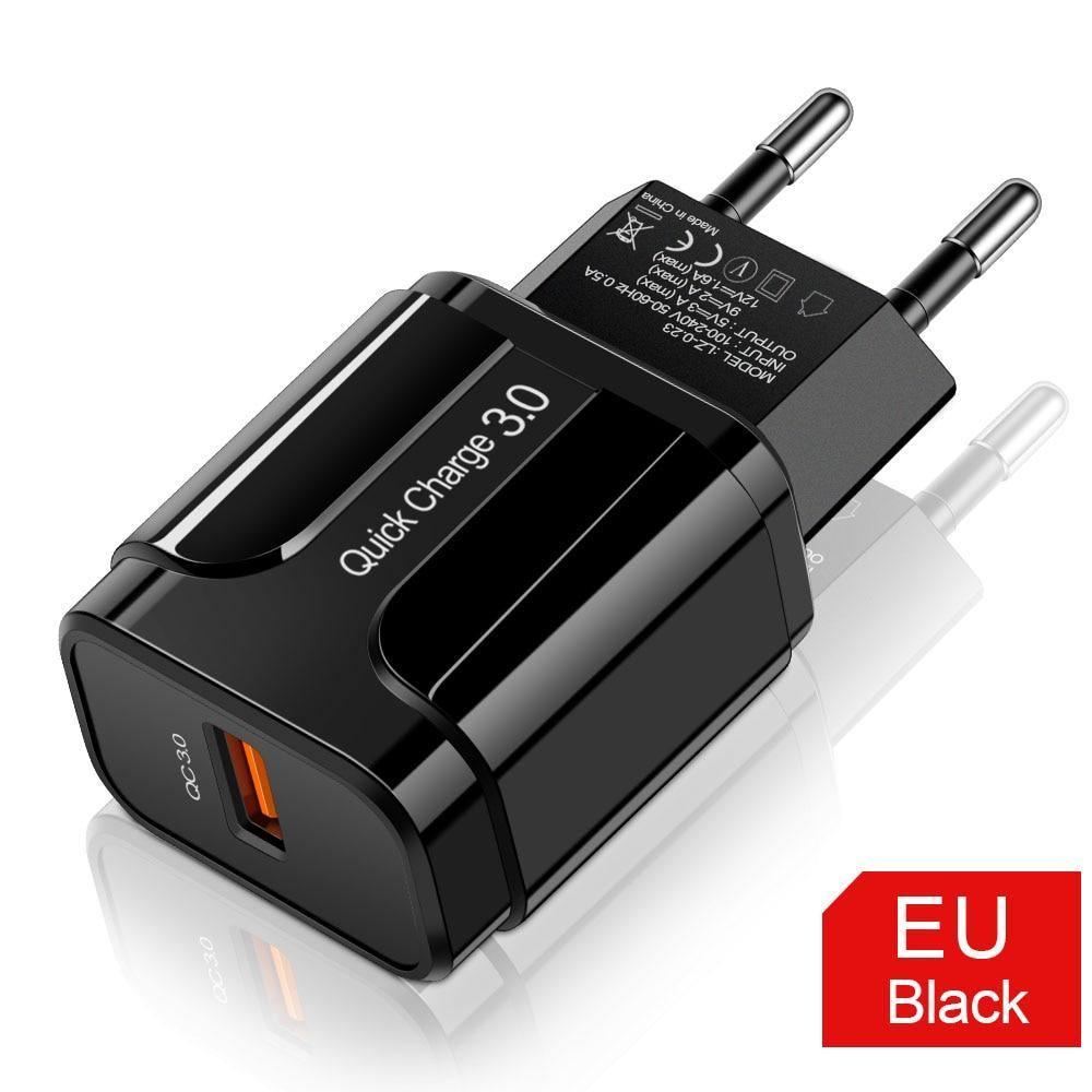 Portable 5V 3A Universal Charger USB Phone Chargers Quick Charge 3.0 Fast Charging