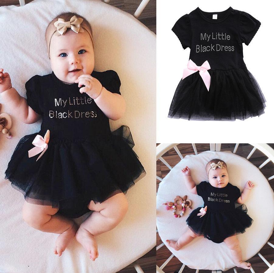 Cute Summer Newborn Baby Girls Knee-Length Tutu Party Outfit Unique Design Perfect Gift For Her