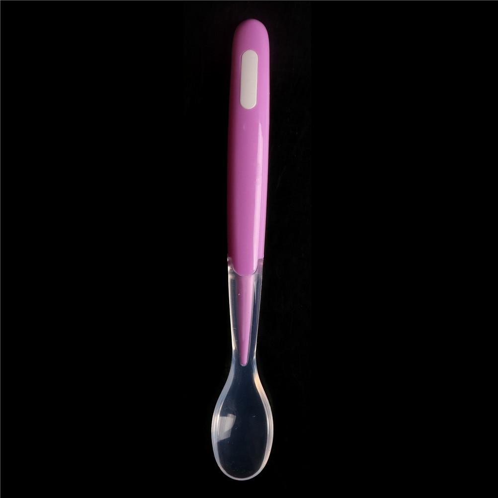 Baby Silicone Spoon Newborn Water Feeding Training Spoon Baby Feeding Soft Soup Feeding Dishes Tableware Perfect For Childs