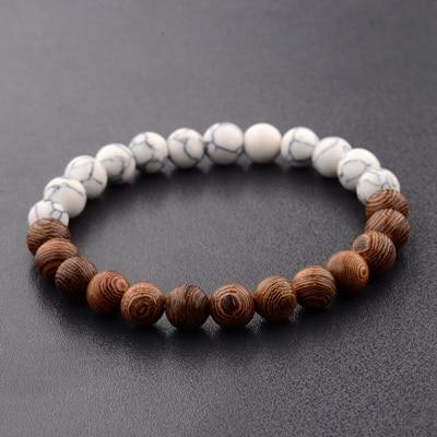 Lava Stone Men Wrist Bracelet Natural Moonstone Bead Tibetan Chakra Diffuser Bracelets For Men Jewelry Cool Gifts
