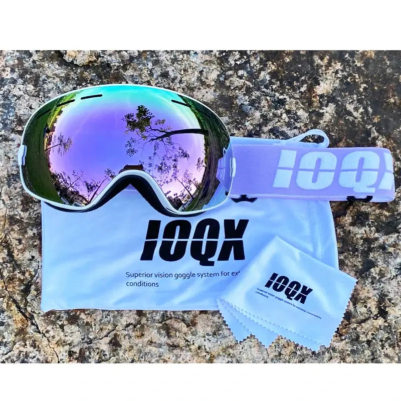 Clear Vision on the Slopes Double Layer Ski Goggles
