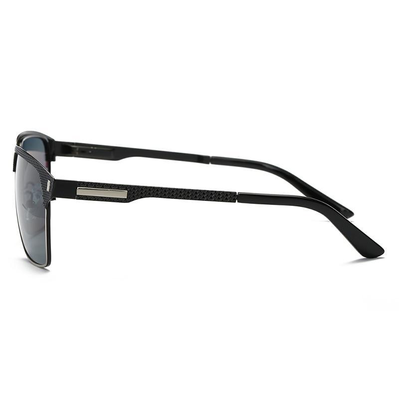 Luxury High Quality Polarized Sunglasses Metal Frame Sunglasses For Men In Business Retro Modern Style With UV400 Protection