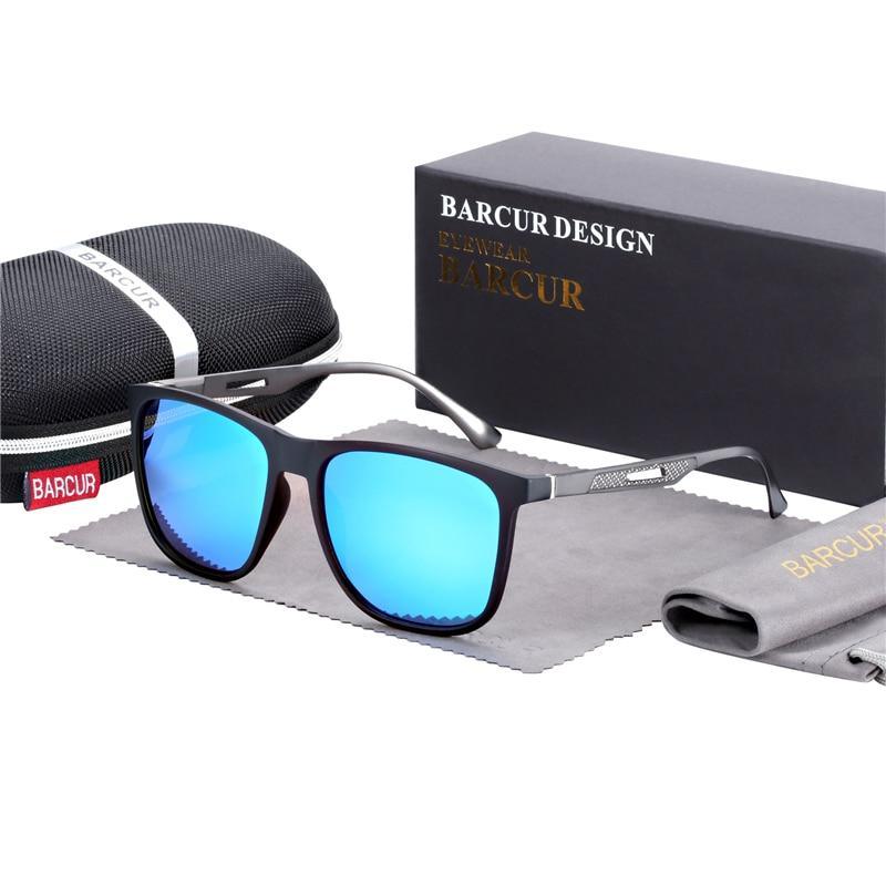 Square High Quality Titanium Sunglasses for Men Polarized Sunglasses With Mirror Gradient Glasses Titanium TR90 Frame Oculos De Sol gafas and UV400 Protection