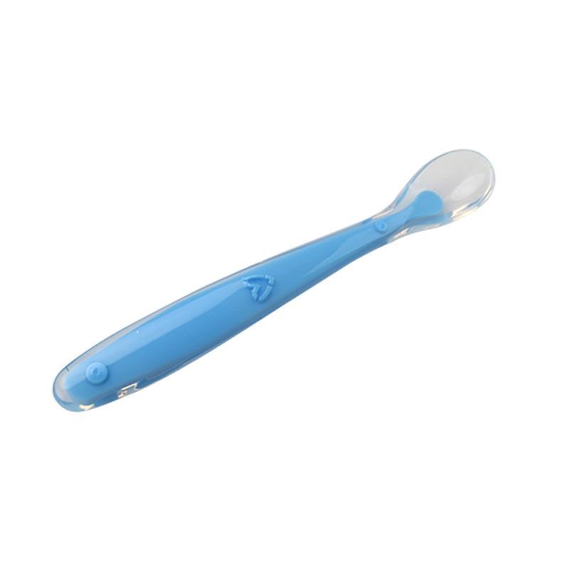Baby Soft Silicone Spoon Color Temperature Sensing Spoon Children Food For Baby Boys Or Girls Feeding Tools