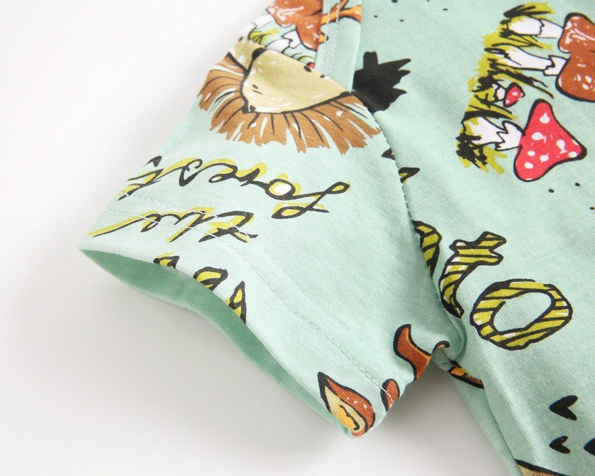 Luxury Modern Interesting Printed Newborn Baby Bodysuit Children Clothing Girls Boy Jumpsuit For Baby Kids