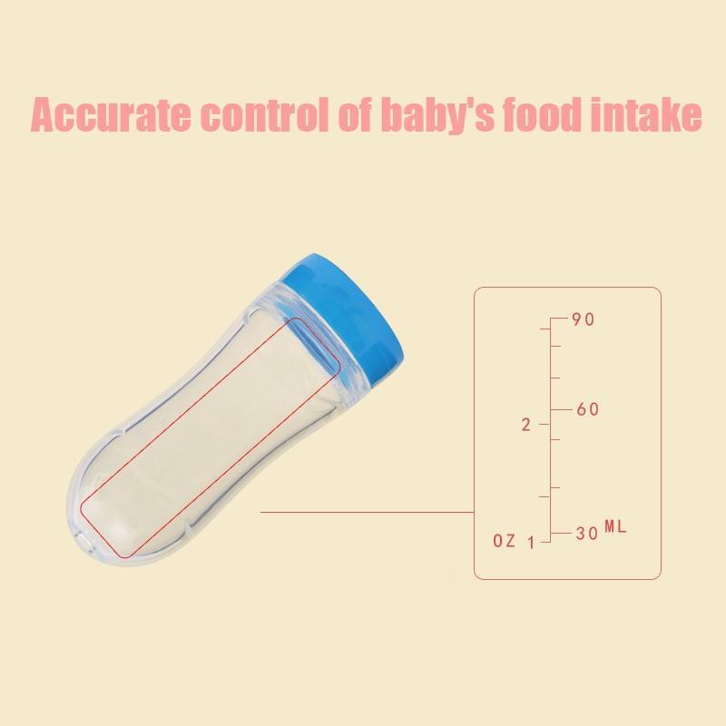 New Modern Baby Bottle Spoon Feeder Dropper Silicone Spoons for Feeding Medicine Kids Toddler Cutlery Utensils Children Accessories Newborn Bottle Spoon Ideal For Travel