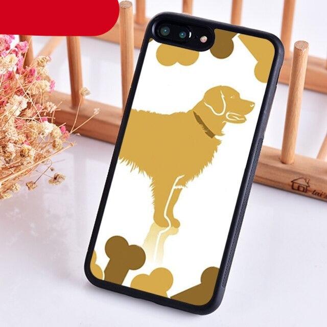 Golden Retriever Dog Cute Puppy Phone Case For Iphone 14 5 6 7 8 Plus X Xr Xs 11 12 13 Pro Max Ultra Full Protective Liquid Silicone Case Back Cover For Iphone