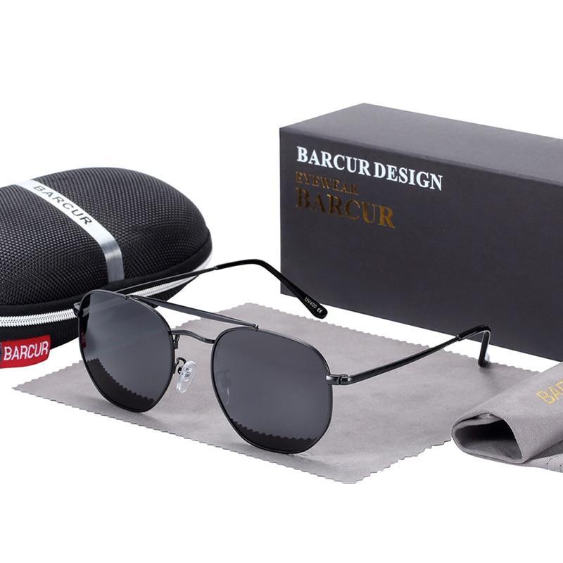 Luxury Famous Original Square Sunglasses for Men and Woman Polarized Hexagon Sunglasses Oculos De Sol gafas lunette de soleil femme WIth UV400 Protection