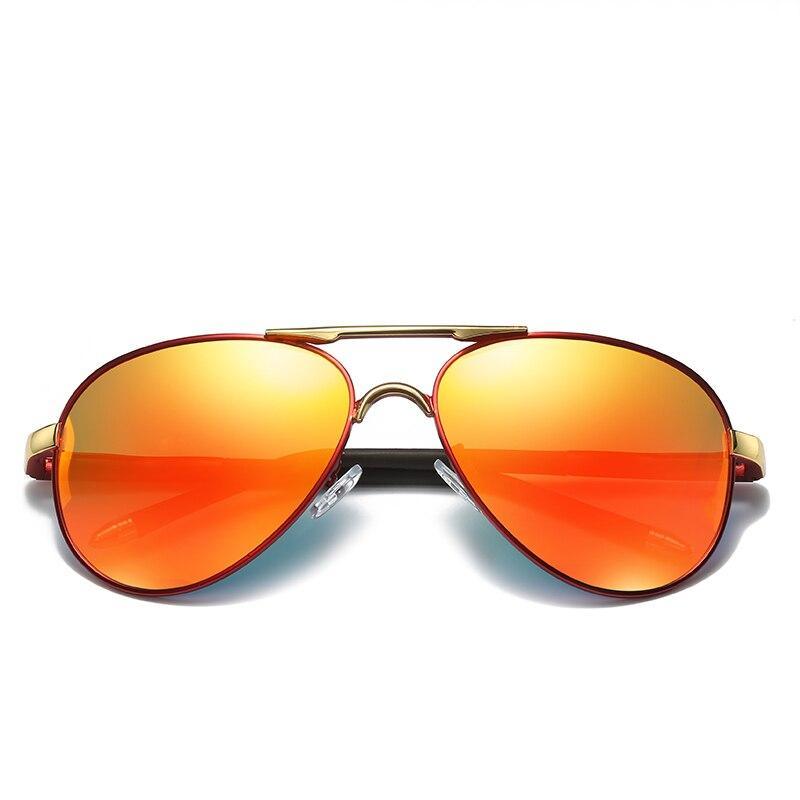 Luxury Pilot Aviation Polarized High Quality Metal Frame Sunglasses With UV400 Protection
