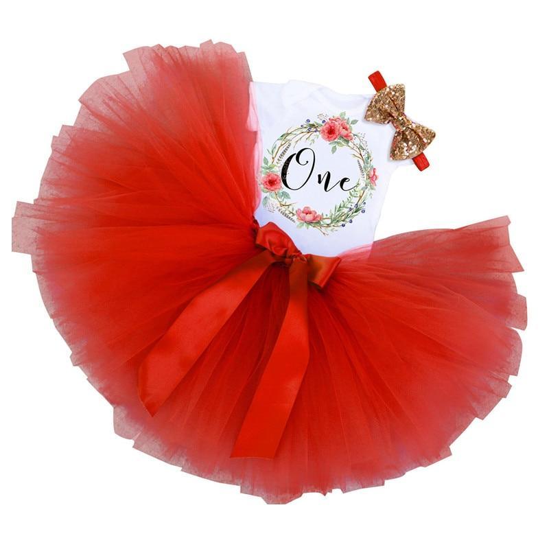 New Trend Dress For Baby Girls First 1st Birthday Baby Clothing Toddler Summer Clothes For Birthday Party