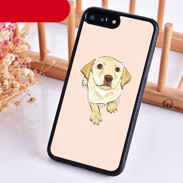 Golden Retriever Dog Cute Puppy Phone Case For Iphone 14 5 6 7 8 Plus X Xr Xs 11 12 13 Pro Max Ultra Full Protective Liquid Silicone Case Back Cover For Iphone
