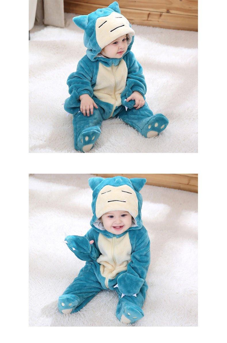 Cosplay Costume for Baby Boy/Girl for Cute Halloween Zipper Jumpsuit