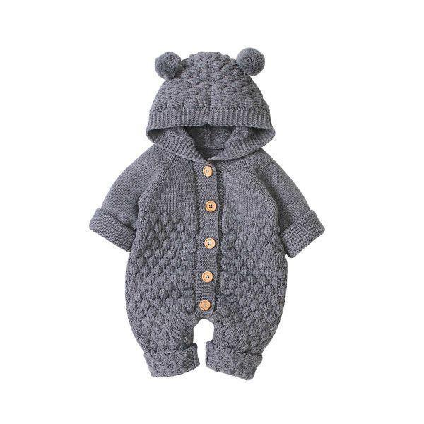 Handmade Modern Luxury Christmas Baby Rompers Newborn Rabbit Baby Jumpsuit Overall Long Sleeve Baby Boys Clothes