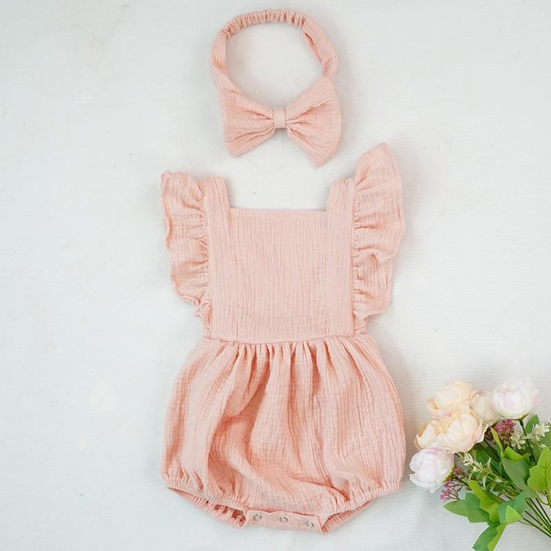 Newborn Bodysuits Baby Clothes Summer Bodysuit Cotton One-Piece Jumpsuit Soft In elegant Modern Style