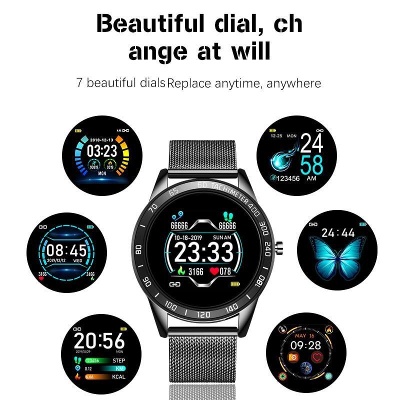 Modern Luxury New Smart Watch For Men and Women LED Color Screen And With Heart Rate Blood Pressure Tracker With Multi-Function Mode Sport Smartwatch fitness Tracker