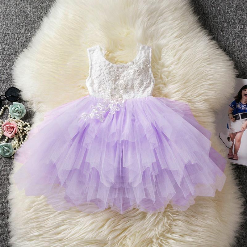 Luxury Toddler Girl Baby Clothing Dresses For 1 Year Birthday Christening Lace Girls Tulle Infant Party Cake Smash Outfit Dress for Girls 1-6 Years
