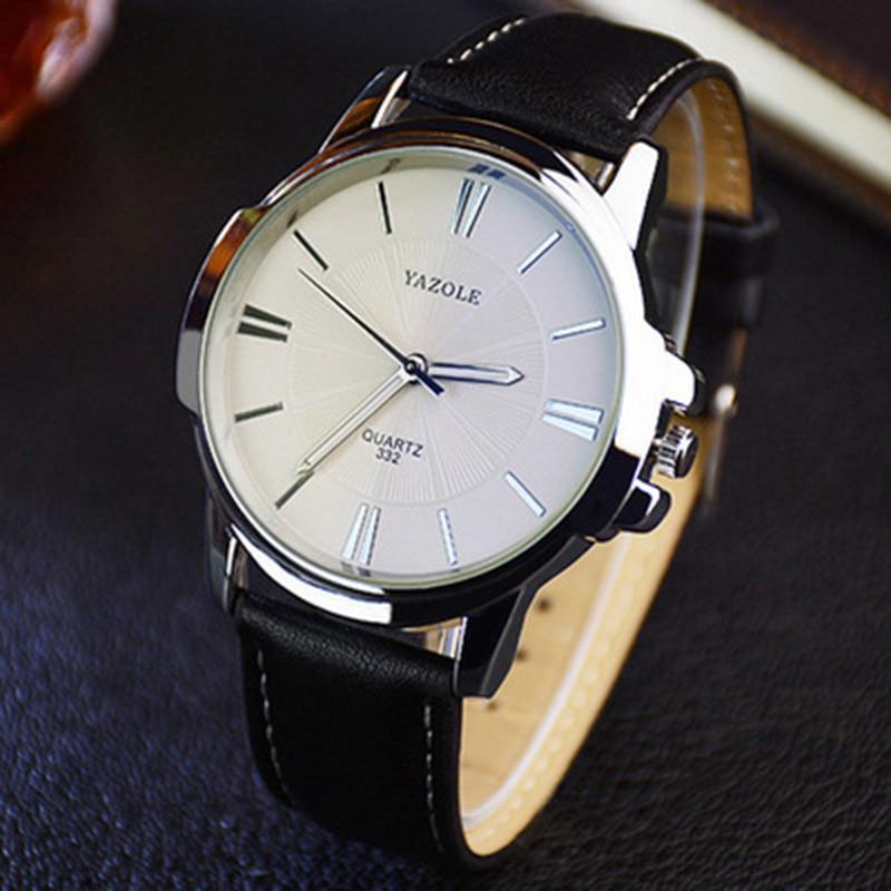 New Classic Men Watch Waterproof Leather Belt Luxury Business Style Excellent Design Perfect Gift