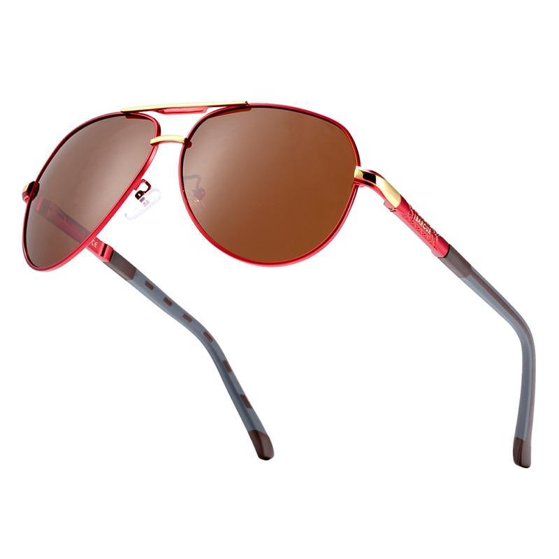 Retro Vintage Elegant Luxury Business High Quality Men Polarized Aviation Pilot Retro Classic Sunglasses With UV400 Protection