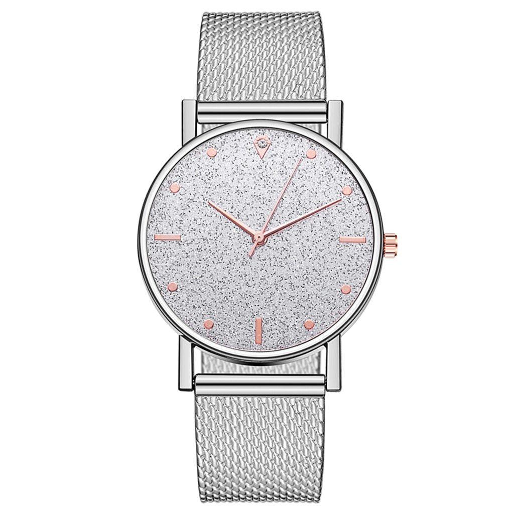 Cusual Ladies Watch Romantic Starry Sky Dial Women's Quartz Fashion Wristwatch For Women and Girls
