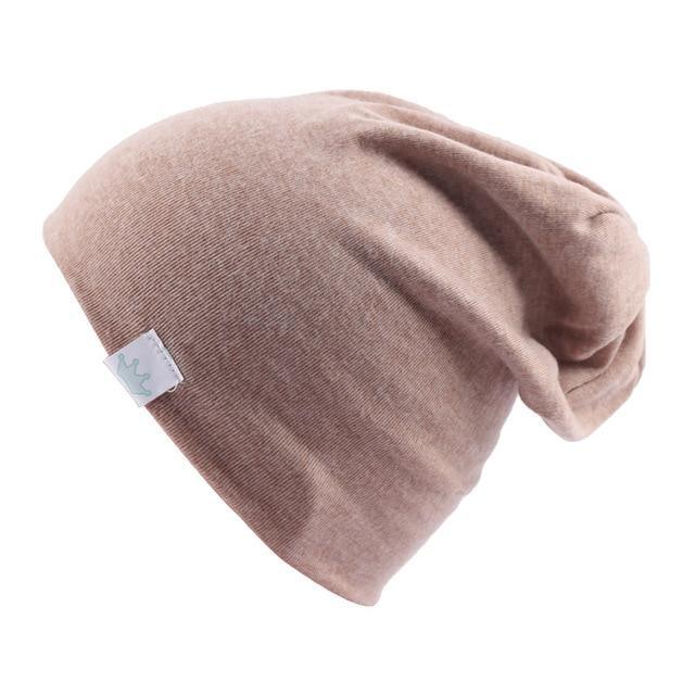 Cute Solid Knitted Cotton Hats Cap for Newborn Baby Autumn Winter Warm Style Caps for Boys