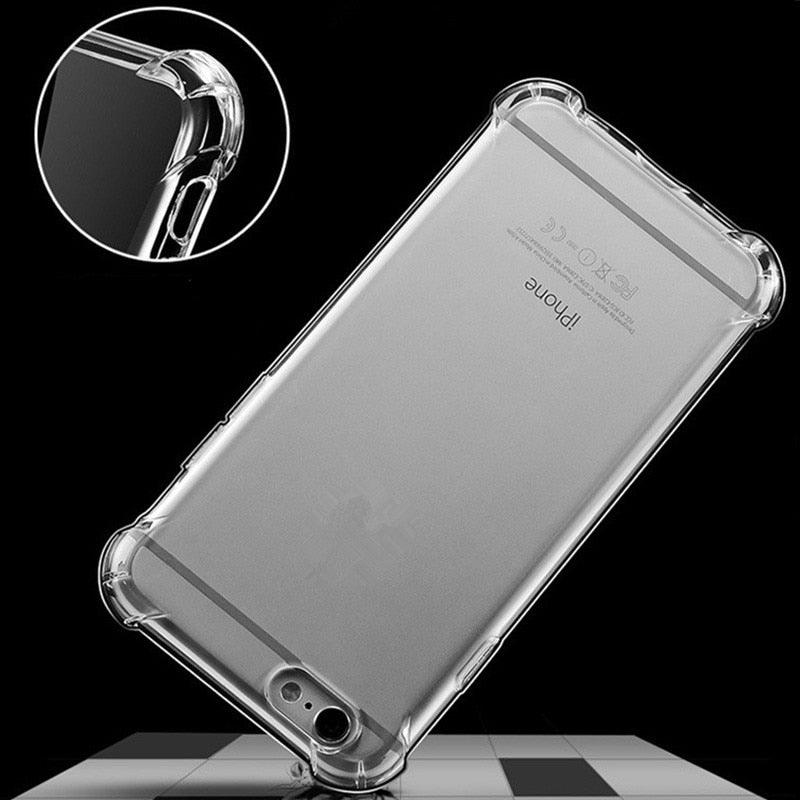 Classic Transparent Clear Soft Shockproof Phone Case Cover For iPhone Simple Phone Cases For iPhone XS 11 Pro MAX 6 6s 7 8 Plus Case Cover Silicone Case iPhone XR X 7 8 6 5 5S 5C Case For iphone