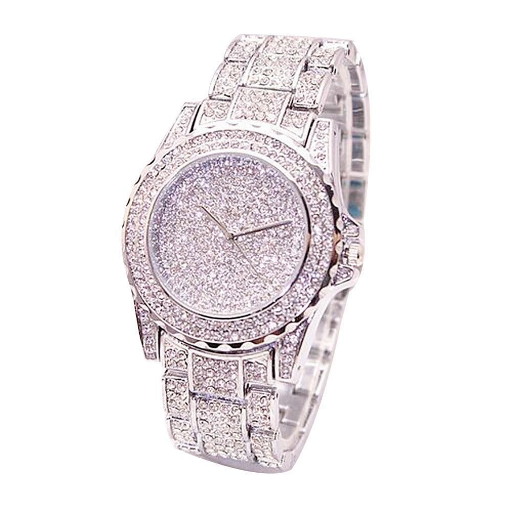 Fashion Watch Women Luxury Round Quartz Watch Wrist Watches for Women Shiny Gold Sliver Watches Wrist Watch For Ladies Gift
