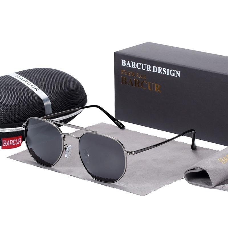 Luxury Famous Original Square Sunglasses for Men and Woman Polarized Hexagon Sunglasses Oculos De Sol gafas lunette de soleil femme WIth UV400 Protection