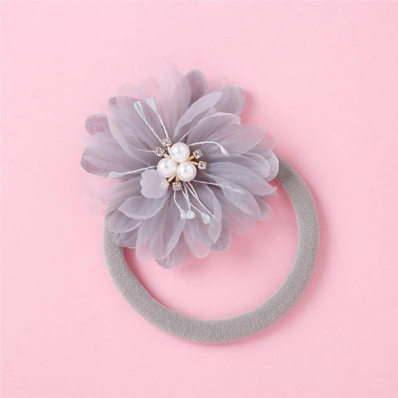 ILuxury Handmade Infant Child Hair Band Three-dimensional Alloy Rhinestone Crown Headdress Elastic Headband Turban For Baby Girls
