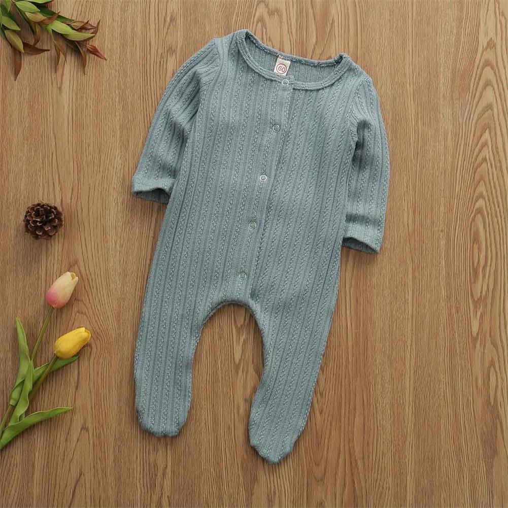 Newborn Baby Boy Girl Long Sleeve Cotton Romper Jumpsuit Playsuit One Pieces Baby Clothes 0-9M In Famous Holidays Pajamas Style