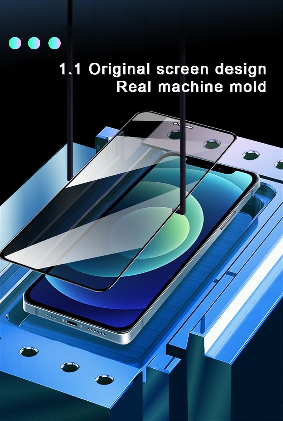 Anti Spy Ceramic Film For Iphone 13 12 11 Pro Max Mini Xr Xs Max Se 2020 8 6s 7 6 Plus Se3 Mobile Phone Screen Protector Anti-scratch, Ultra-clear Screen Protector Film For Iphone