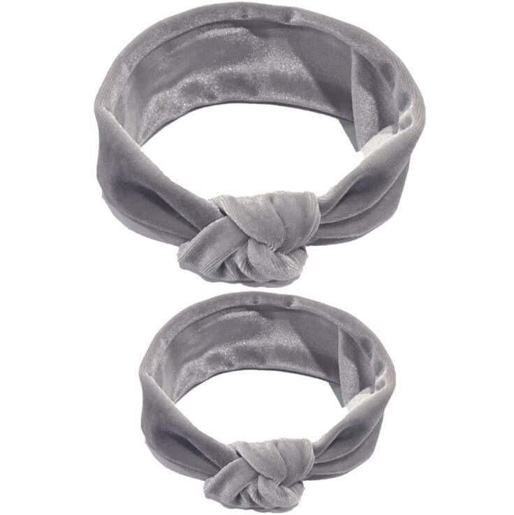 Modern Mother & Baby Headbands Kids Girl Bow With Rabbit ear Print Floral Hair Bands Parent-Child Hair Accessories