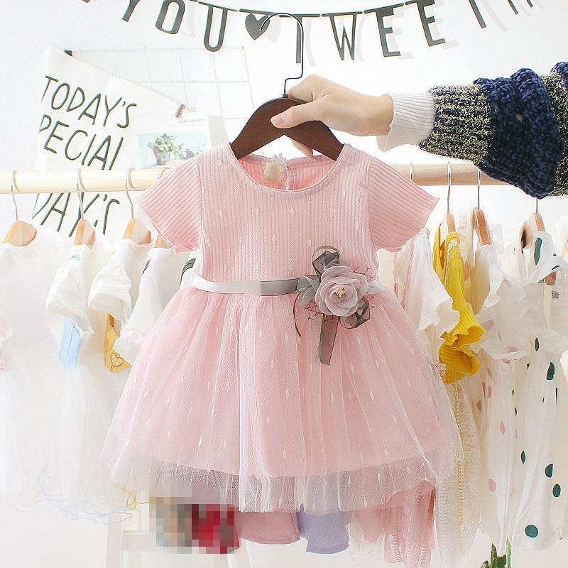 Modern Luxury elegant Newborn Baby Girl Dress for New Fashion Cute Princess Baby Dress Infant Clothing