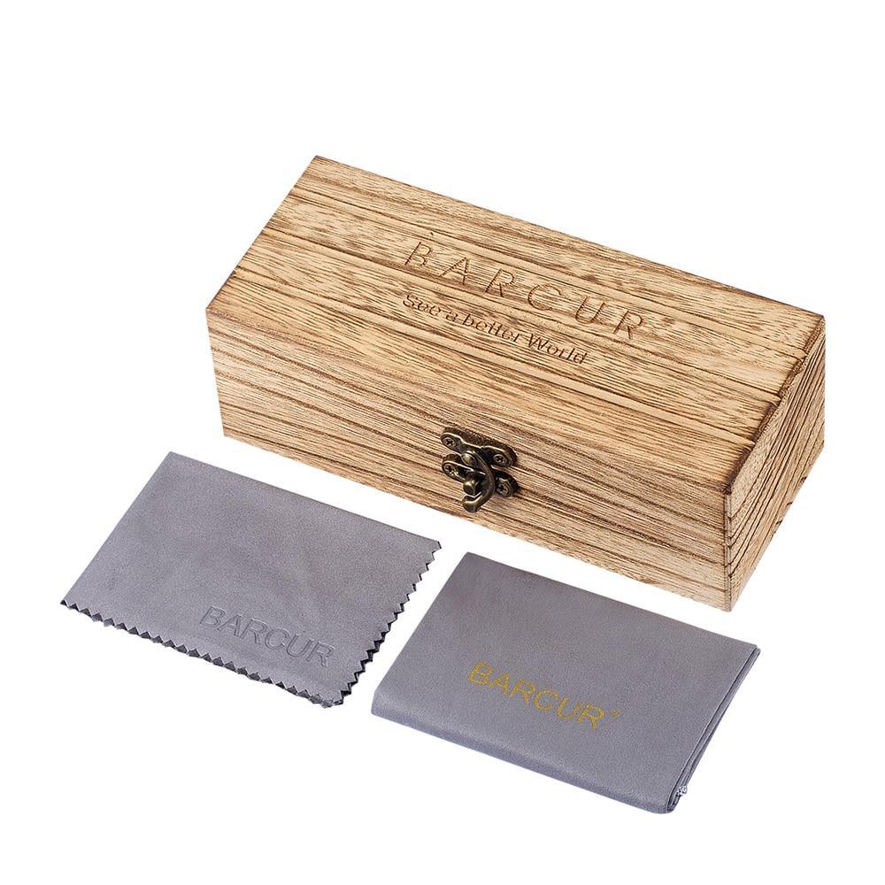 Luxury Handmade Polarized Handmade Bamboo Wood Universal Sunglasses In Zebra Wood Style Vintage Wooden Frame Male Driving Sun Glasses Shades Gafas With Box and UV400Protection