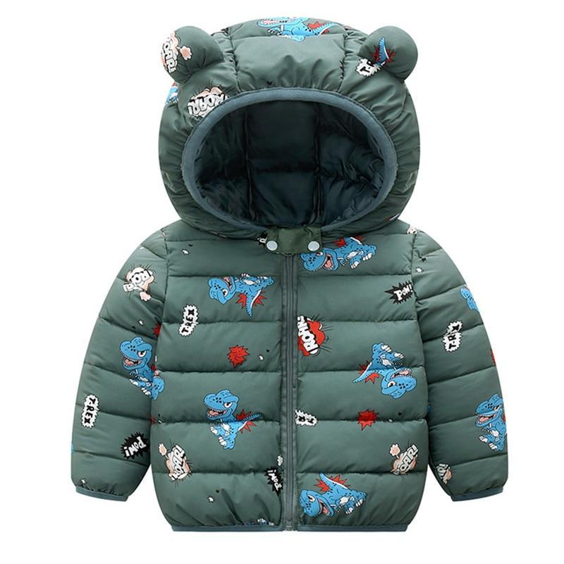 Baby Girls Winter Jackets For Children Spring Autumn Outerwear Hooded Infant Coats In Modern Design For Girls and Boys