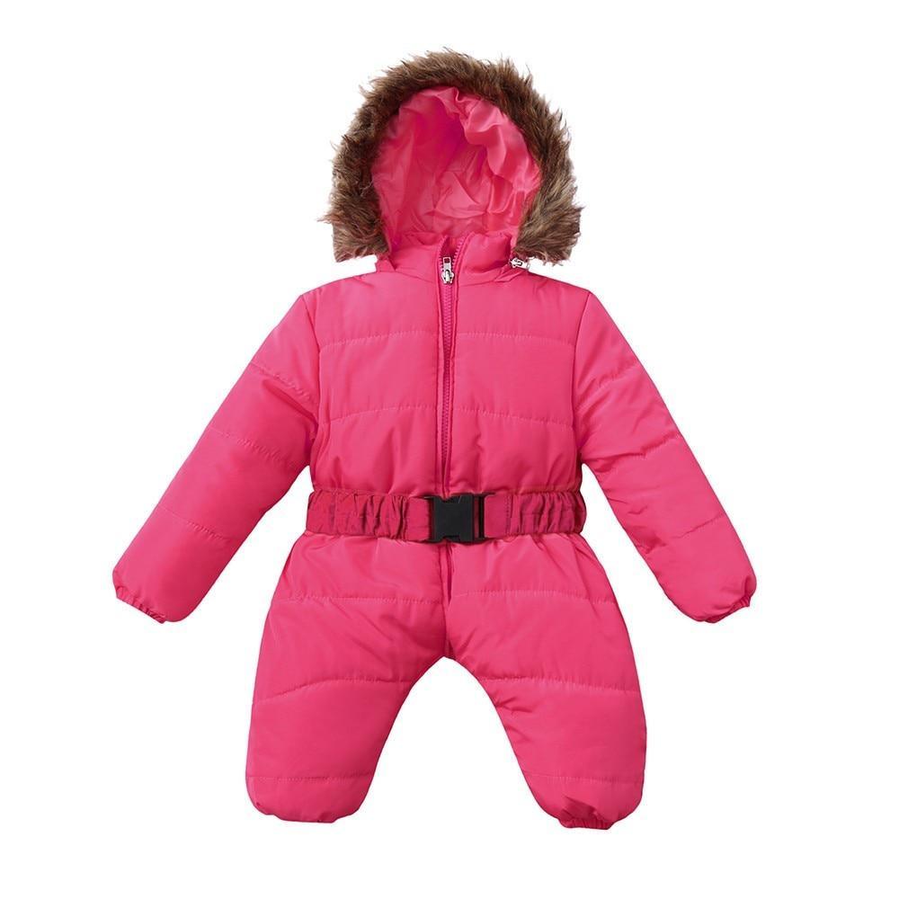 Winter Clothes For Infant Baby Hooded Warm Thick Snowsuit Jumpsuit Romper for Boys and Girls Style