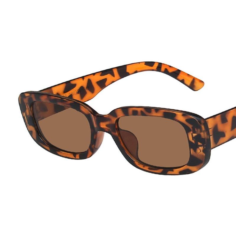 Vintage Retro Small Rectangle Sunglasses Women Brand Designer Square Sunglasses Shades Female UV400