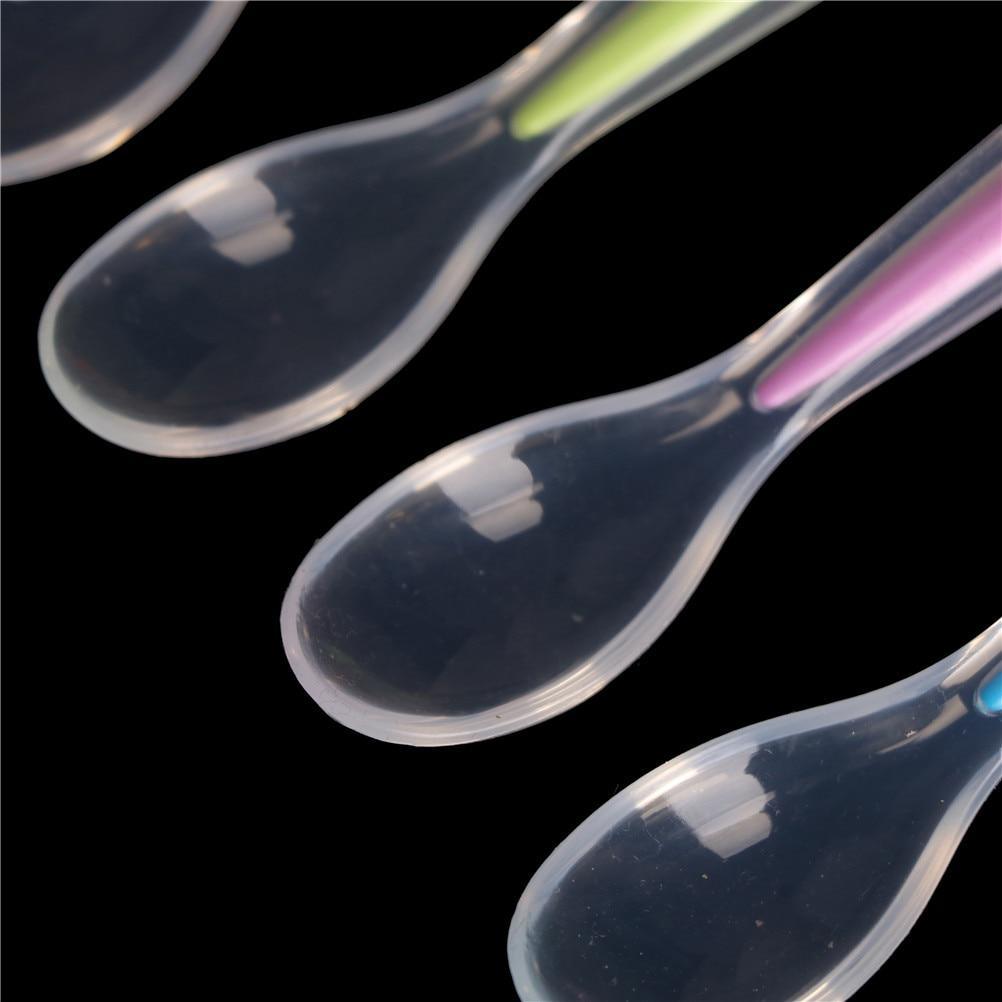 Baby Silicone Spoon Newborn Water Feeding Training Spoon Baby Feeding Soft Soup Feeding Dishes Tableware Perfect For Childs