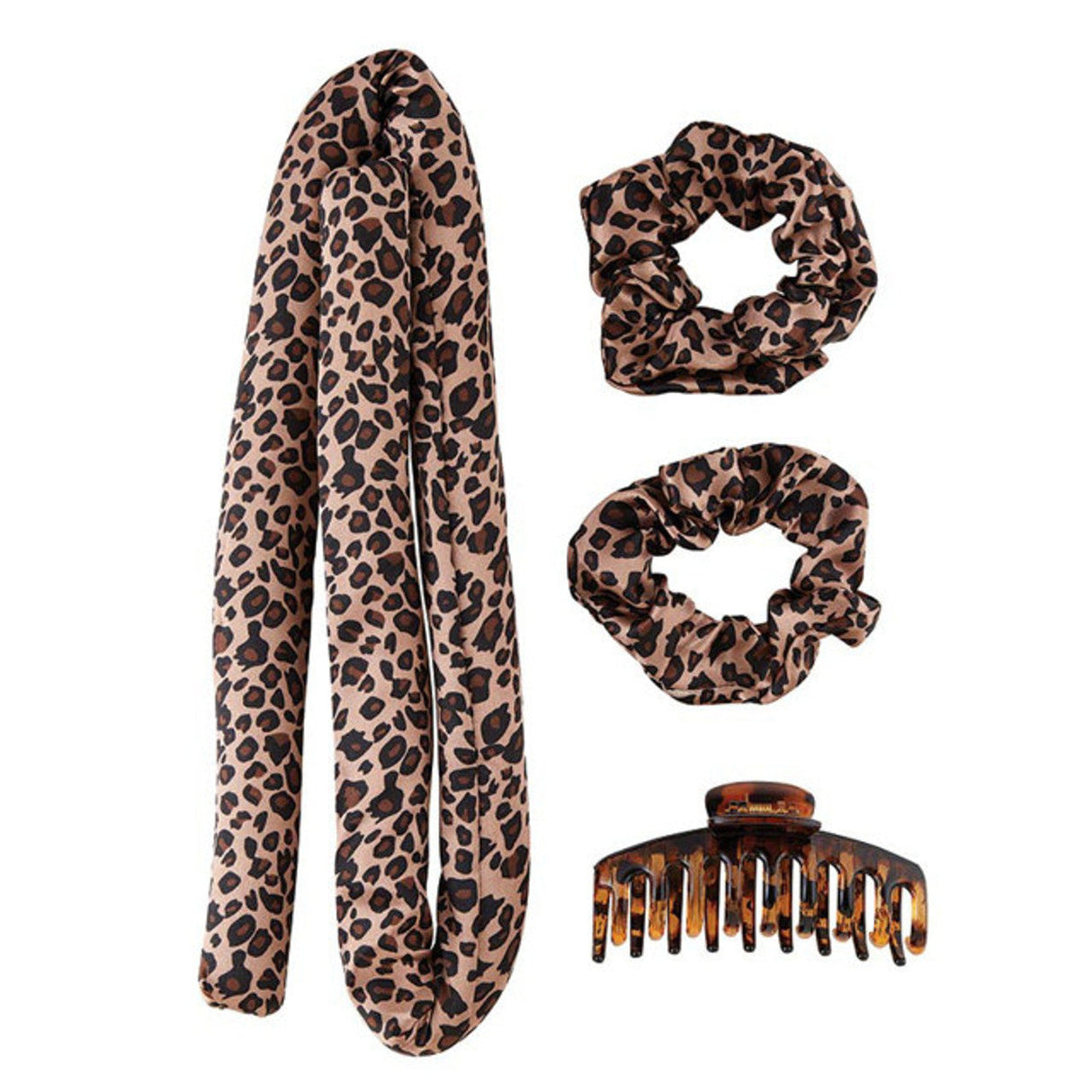 Heatless Roller Set | 4-Piece Hair Curler Set | Hair Accessories