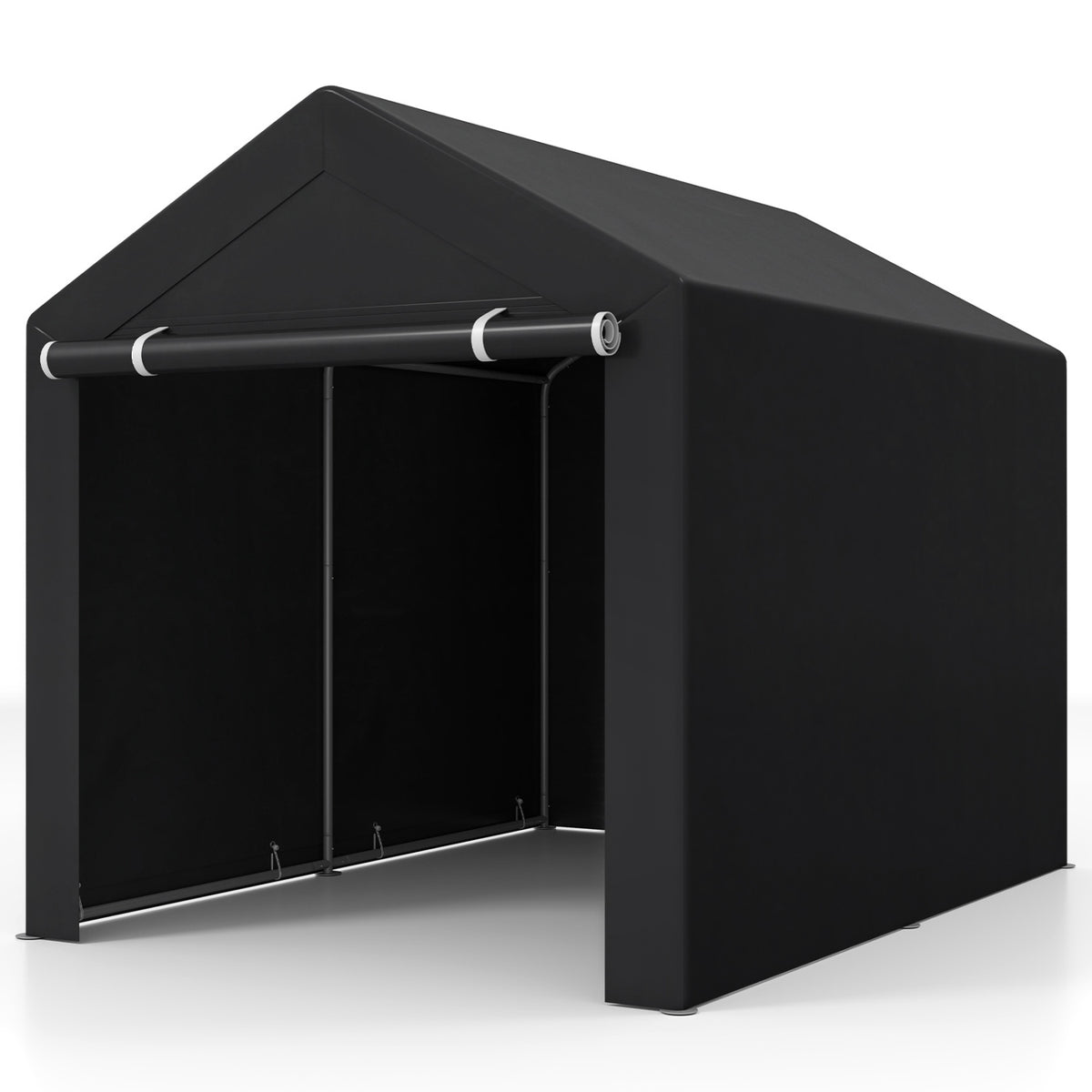 Heavy-Duty Portable Storage Shed with Roll-up Zipper Door-L
