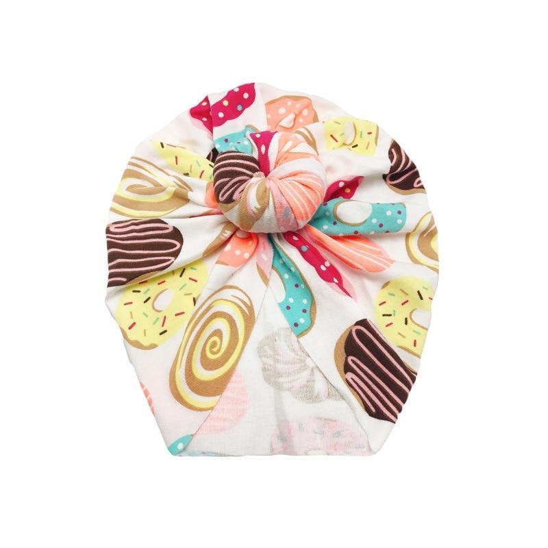 Infant Baby Headbands Solid Cotton Knot Turban Headband For Girls Beanie Hat Headwear For Girls