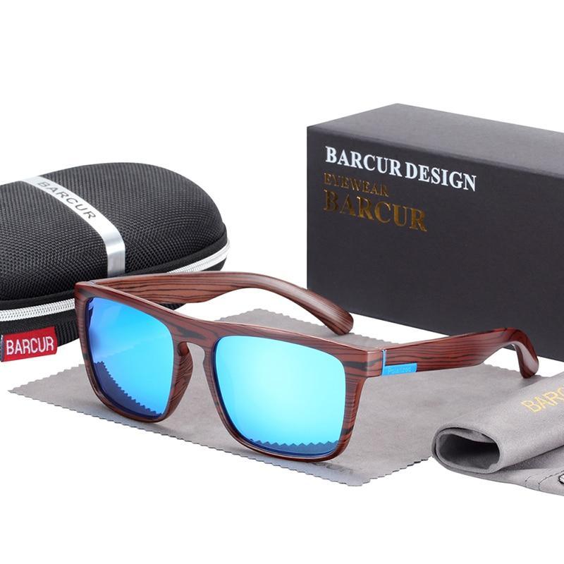 Luxury Polarized Imitation Wood Sunglasses for Men and Women Retro Sunglasses Fashion Retro Style Oculos de sol