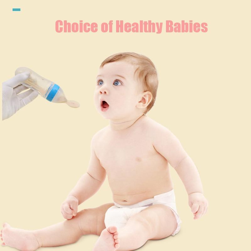 New Modern Baby Bottle Spoon Feeder Dropper Silicone Spoons for Feeding Medicine Kids Toddler Cutlery Utensils Children Accessories Newborn Bottle Spoon Ideal For Travel